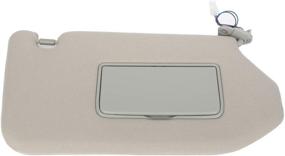 img 4 attached to SCITOO Right Passenger Side Sun Visor Assembly: Fits 2013-2018 Nissan Pathfinder, 2014-2017 Infiniti QX60, 2013 Infiniti JX35 with Sunroof (Tan Beige)