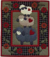 🐑 rachel's of greenfield wooly sheep quilt kit: 13"x15" finished size - buy now! logo