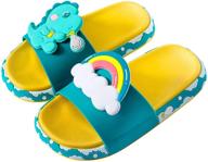 yinbwol unicorn non slip slippers — boys' shoes (размер 12,5) логотип