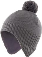 🧢 optimized search: home prefer toddler knitted boys' accessories with earflap hats and caps logo