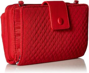 img 3 attached to 👜 Stylish and Practical: Vera Bradley Together Crossbody Microfiber Handbags & Wallets for Women