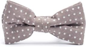 img 4 attached to 🎄 Christmas Holiday Multicolored Boys' Bow Tie Accessories for a Joyful Season