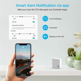 img 2 attached to 🌡️ Enhanced MOCREO Indoor Wireless Thermometer Hygrometer Sensor: Accurate Temperature and Humidity Monitoring for Freezer, Refrigerator, Greenhouse, Basement, Home - MOCREO Hub Required
