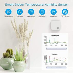 img 3 attached to 🌡️ Enhanced MOCREO Indoor Wireless Thermometer Hygrometer Sensor: Accurate Temperature and Humidity Monitoring for Freezer, Refrigerator, Greenhouse, Basement, Home - MOCREO Hub Required