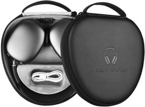 img 4 attached to 🎧 WIWU AirPods Max Case: Sleep Mode | Upgraded Smart Case for Headphones | Ultra-Slim Travel Carrying Case with Staying Power | Hard Shell Storage Bag - Black
