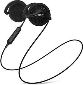 img 2 attached to 🎧 Беспроводные наушники Koss KSC35 Bluetooth Ear Clip с инфракрасным микрофоном и пультом, долгий срок службы батареи (6+ часов), черного цвета.