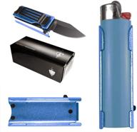 🔥 p.s. lighter holster and folding pocket knife bundle for bic lighter - lighter not included logo