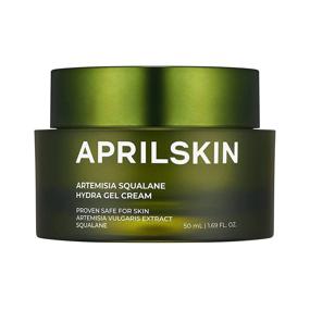 img 4 attached to 🌿 APRILSKIN Artemisia Squalane Hydra Gel Cream: Soothing & Firming for Dry, Sensitive, Acne-Prone Skin | Vegan, Cruelty-Free, Low pH | 50ml | No Sulfates or Artificial Fragrance