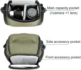 img 1 attached to CADeN Crossbody Compatible Mirrorless Waterproof Camera & Photo