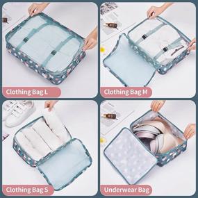 img 3 attached to 🎒 Premium Toiletry Organizer Packing Pouches