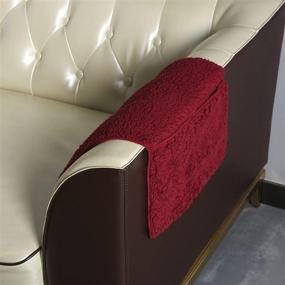 img 2 attached to Recliner Armchair Standard Headrest Burgundy