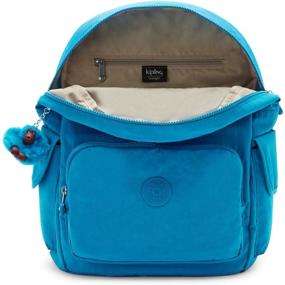 img 2 attached to 🎒 Стильный и функциональный: средний рюкзак Kipling City Pack в водном синем цвете