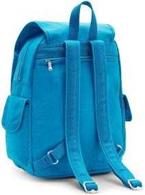 img 1 attached to 🎒 Стильный и функциональный: средний рюкзак Kipling City Pack в водном синем цвете