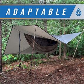 img 2 attached to 🌲 Aqua Quest Defender Tarp: 10x10 ft Bushcraft Survival Shelter - Heavy Duty, Waterproof Nylon - Olive Drab