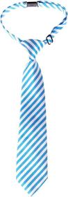 img 2 attached to 👔 Classic Striped Woven Pre-Tied Neckties for Boys by Retreez: The Perfect Accessories!