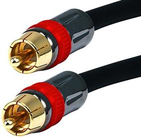 img 2 attached to High-Quality Monoprice RG6 RCA CL2 Rated Digital Coaxial Audio Cable – 50 Feet, Black