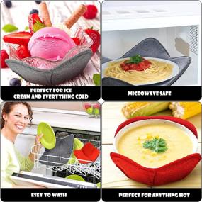 img 2 attached to Huggers Microfiber Potholders: The Ultimate Microwave Insulated Food Service Equipment & Supplies