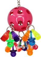 bell paci pull bonka bird toys: enhance your parrot's engagement with colorful and interactive plastic pullables for african grey, cockatoo, and cockatiel logo