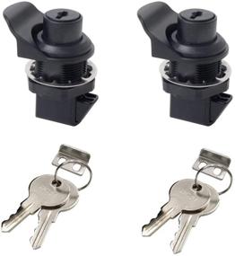 img 4 attached to 🔧 Howdia Push Button Lock Tool Box Latch for Truck Tool Box Replacement: Upgrade Your Golf Push Cart, Marine Glove Box & More!
