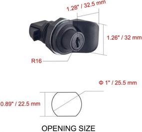 img 3 attached to 🔧 Howdia Push Button Lock Tool Box Latch for Truck Tool Box Replacement: Upgrade Your Golf Push Cart, Marine Glove Box & More!