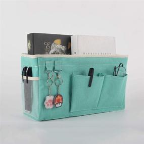 img 3 attached to 🛏️ Convenient and Practical Trycooling Bedside Caddy: 2 Pack Hanging Organizer for Dorms, Bedsides, and Cribs!