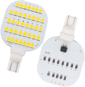 img 3 attached to 🔆 GRV T10 921 922 912 LED 38-2835 SMD DC12V 3000K Освещение потолка RV Dome Light для внутренней отделки RV Trailer Camper, диммируемые тёплые белые светодиоды, 10 штук.