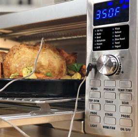 img 3 attached to Renewed NuWave Bravo XL 28 QT Convection Air Fryer Oven with Crisping and Flavor Infusion Technology (FIT) and Integrated Digital Temperature Probe