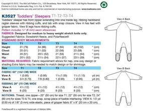 img 1 attached to 👶 Kwik Sew Sleepers Sewing Pattern K3527 - Sizes Toddler 1, Toddler 2, Toddler 3, Toddler 4
