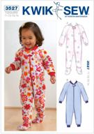 👶 kwik sew sleepers sewing pattern k3527 - sizes toddler 1, toddler 2, toddler 3, toddler 4 logo
