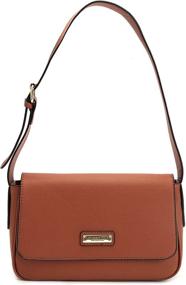 img 4 attached to London ASTOR Texture Shoulder Adjustable Women's Handbags & Wallets in Shoulder Bags