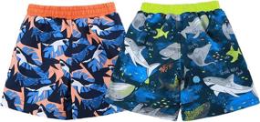 img 3 attached to 🩳 SOLCOTE Boys' Swim Trunks SLN6010 - Bathing Swimsuit for Boys
