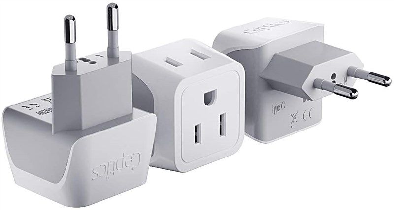 ceptics european adapter adaptor charger 로고