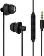 🎧 maxrock sleep headphones: ultimate comfort in-ear earphones with mic, volume control & sound blocking for sleeping, snoring, bedtime & more logo