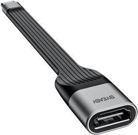img 4 attached to 🔌 BYEASY USB C to HDMI Adapter 4K Cable - Compatible with MacBook Pro, MacBook Air, iPad Pro, Surface, XPS, Galaxy, Pixelbook and More - High Speed, Sturdy Aluminum - Supports 60HZ Thunderbolt 3