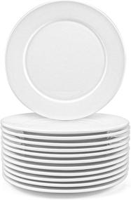 img 4 attached to 🍽️ Foraineam Porcelain Dinnerware Serving Set