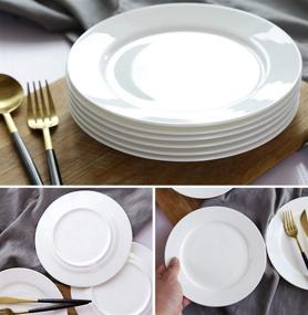 img 2 attached to 🍽️ Foraineam Porcelain Dinnerware Serving Set