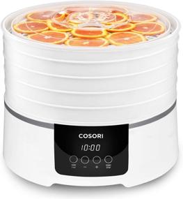 img 4 attached to 🍎 COSORI Food Dehydrator: 50 Jerky, Meat, Herbs, Fruit Recipes, Digital Temperature, 5-Tray Dryer Machine with Overheat Protection - ETL Listed