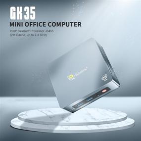 img 3 attached to 💻 Beelink GK35 Мини ПК - Windows 10 Pro Quad Core, Intel J3455, 8 ГБ ОЗУ, 128 ГБ SSD, 4K Dual HDMI, WiFi 2.4G/5G, Гигабитный Ethernet, USB 3.0, BT-4.0, Поддержка автовключения