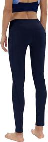 img 2 attached to 👖 Outdoor Women's Clothing: Private Island Leggings with Pockets for Swimsuits & Cover Ups