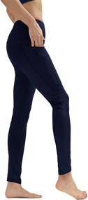 img 3 attached to 👖 Outdoor Women's Clothing: Private Island Leggings with Pockets for Swimsuits & Cover Ups