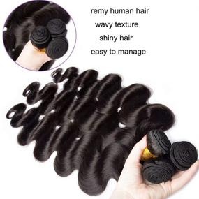 img 1 attached to Brazilian Bundle Unprocessed Extensions Natural Hair Care