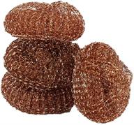 🧼 premium pine-sol heavy-duty copper scrubbers for cast iron, stainless steel, oven racks, grills - 4 pack logo