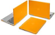 mcover hard shell case for dell inspiron 13 7375 - protect your 2-in-1 convertible laptop (orange) logo