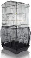 asocea extra large bird cage seed catcher guard & universal cover - black (not include birdcage) logo