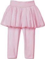 👖 stylesilove soft tutu legging pants for toddler girls logo