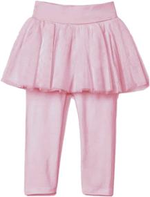 img 1 attached to 👖 StylesILove Soft Tutu Legging Pants for Toddler Girls