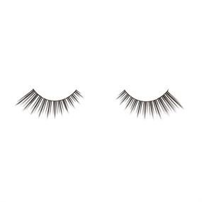 img 1 attached to 👁️ The Vintage Cosmetic Company Betty Reusable Lashes: Synthetic Strip + Latex-Free Adhesive - Easy Application & Removal | Light & Comfortable | Natural Cat Eye Look | 12mm