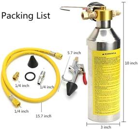 img 3 attached to 🚗 Ultimate Car Air Conditioning Pipe Cleaning Bottle Flush Kit: Efficiently Maintain A/C System Components for R134a R12 R22 R410a R404a