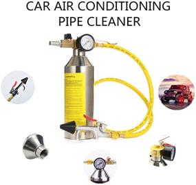 img 1 attached to 🚗 Ultimate Car Air Conditioning Pipe Cleaning Bottle Flush Kit: Efficiently Maintain A/C System Components for R134a R12 R22 R410a R404a