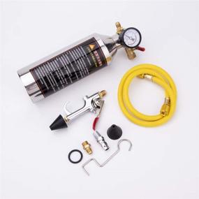 img 2 attached to 🚗 Ultimate Car Air Conditioning Pipe Cleaning Bottle Flush Kit: Efficiently Maintain A/C System Components for R134a R12 R22 R410a R404a
